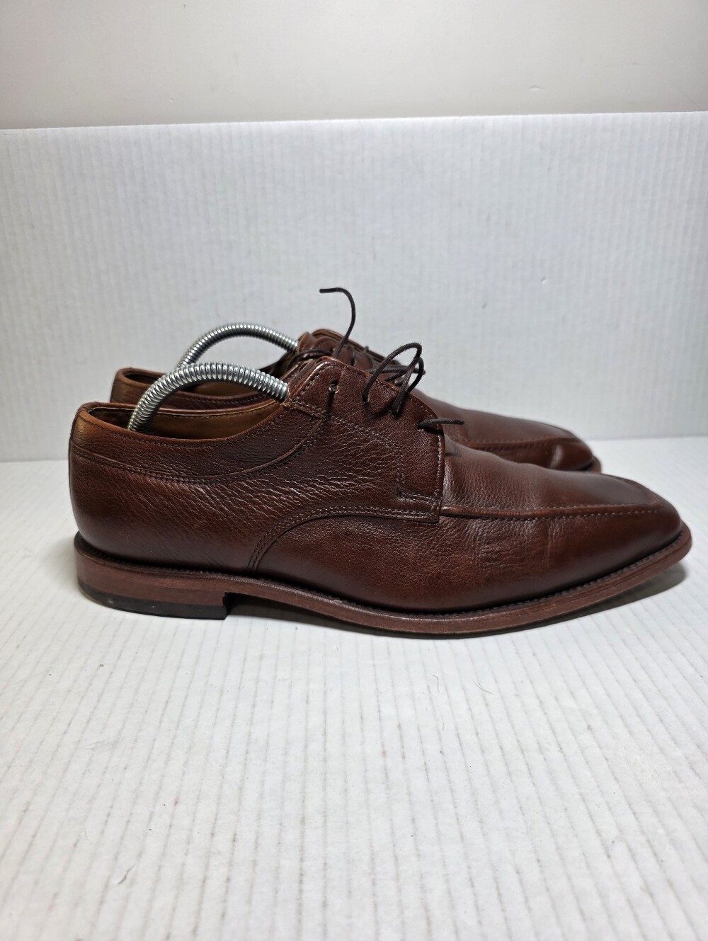 Allen Edmonds  Brown "Jackson"  Derbys size: 9 D  pebbled leather